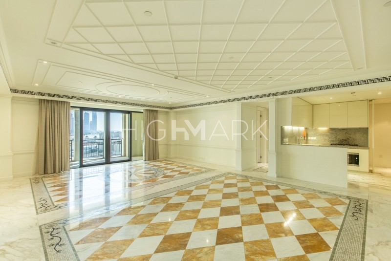Luxury Unfurnished Versace Unit | Community Views Apartment for Sale