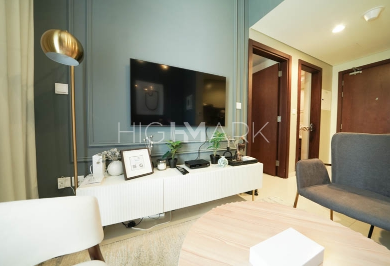 Fully Furnished | Canal Views | Stunning 1 Bedroom Apartment for Rent